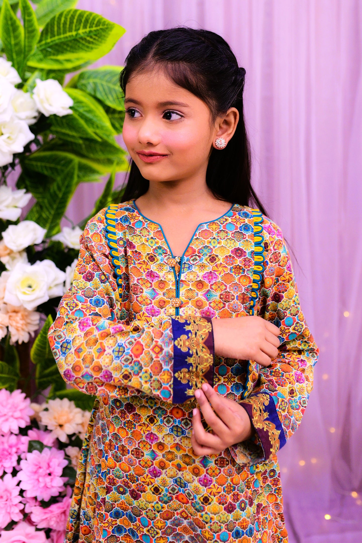 casual 2 piece frock and trouser